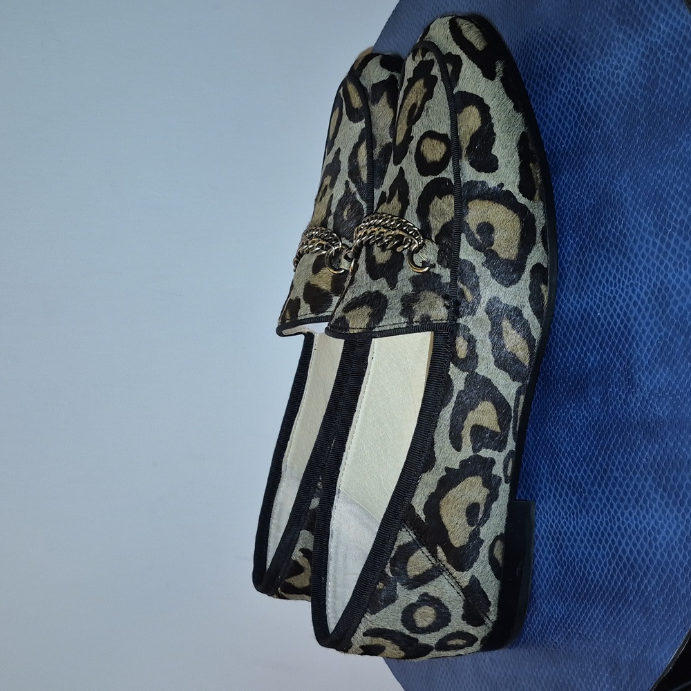 Sam Edelman Lorraine Calf Leather Loafers with Chain Detail sz. 8M (#1724) - Picture 7 of 16